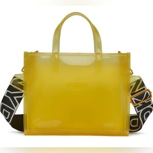 Yellow Transparent Tote Bag